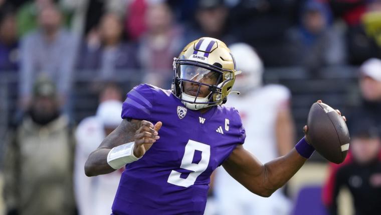 Michael Penix Jr. player props and picks for the CFP National Championship between Washington and Michigan. 